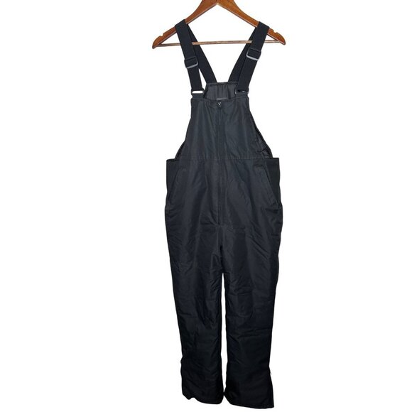 Pulse Black Youth Ski Bib Overall Sz XL (18)